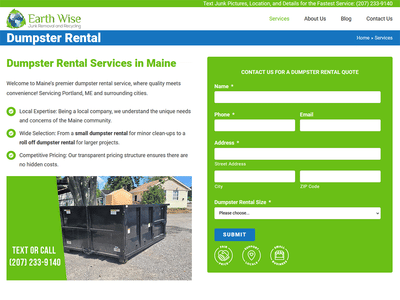 Eco-Friendly Digital Leap: Earth Wise's Journey - Website Creation