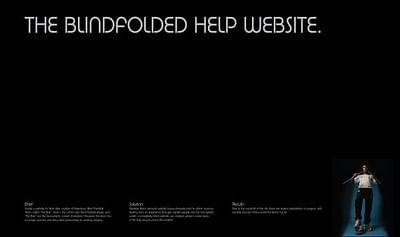 THE BLINDFOLDED HELP WEB