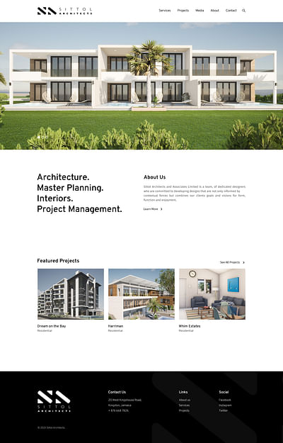 Sittol Architects - Webseitengestaltung