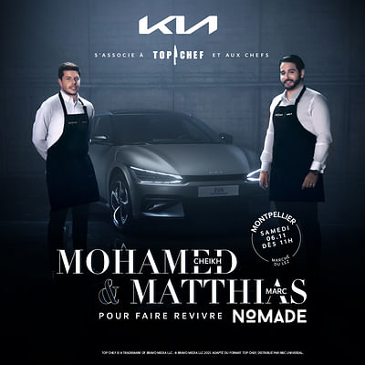 M6 - Top Chef Nomade avec Mohamed & Matthias. - Evénementiel
