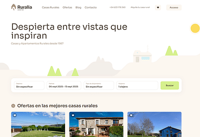 Desarrollo web casas de alquiler vacacional - Aplicación Web