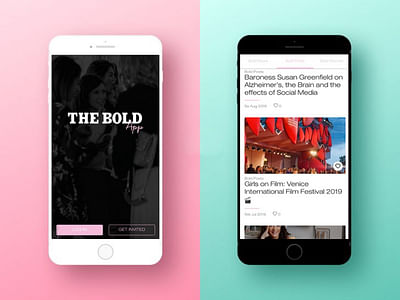 BeBold - Application mobile