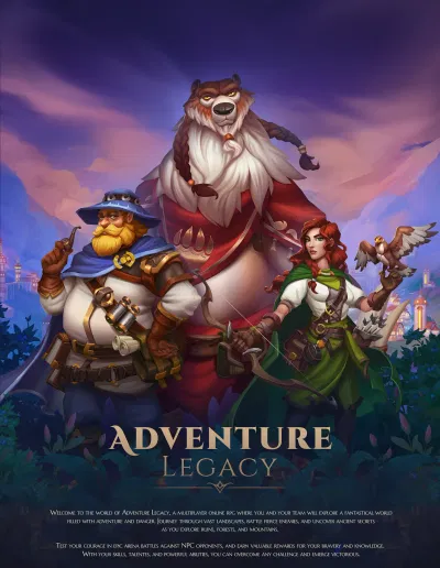 ADVENTURE LEGACY mobile game art & animation - Graphic Design