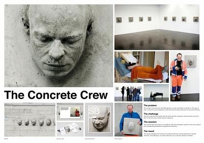 THE CONCRETE CREW - Publicité