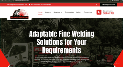 https://weldingworksfnq.com/ - Webseitengestaltung