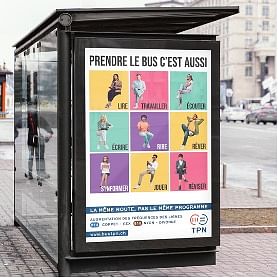 TPN communique sur la reprise des lignes 814 & 818 - Design & graphisme
