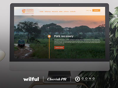 Website design and build for conservation charity - Design & graphisme