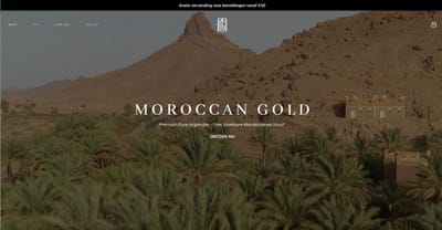 Custom Webshop | Moroccan Gold - Website Creatie
