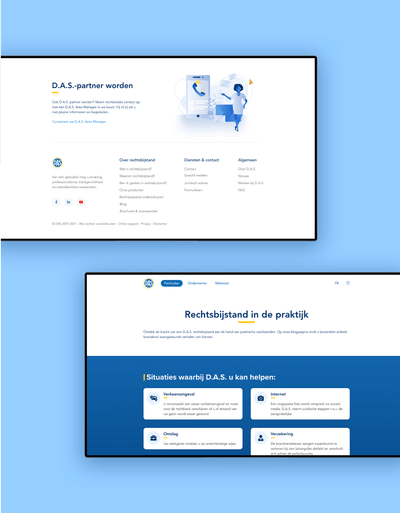 Web Application & Website Development for DAS - Application web