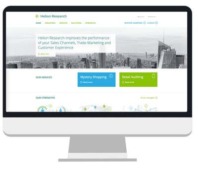 Website Helion Market Research - Aplicación Web
