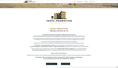 Site internet vitrine - Inova Promotion - Création de site internet