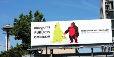 Congrats Publicis & Omnicom - Publicidad