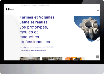 Webmastering - Refonte Formes et volumes - Website Creation