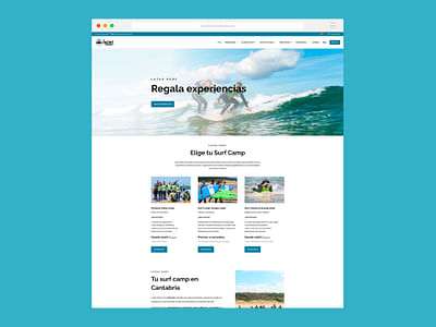 Página Web Latas Surf - Webseitengestaltung