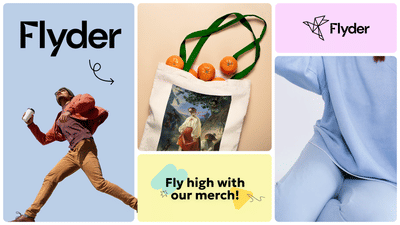 Flyder - Garment and advertising production - Grafische Identität