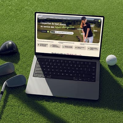 Création de site pour une plateforme de formation : Golf Elevation - Webanwendung