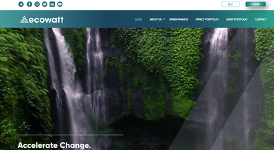 Ecowatt - Création de site internet