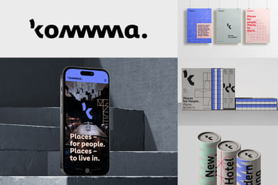 kommma Architektur – Neuentwicklung einer Marke - Branding & Positioning