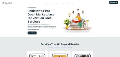 ApnaTask — Local Services Marketplace - Web Applicatie