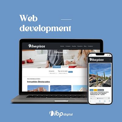 Web para Iberpisos - Webseitengestaltung