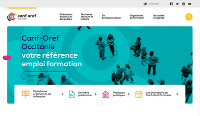 Carif-Oref Occitanie - Estrategia digital