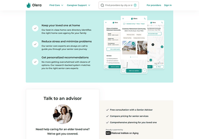 Web App Development for Senior Care Platform - Aplicación Web
