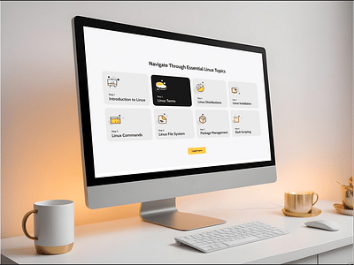 LinuxSimply | Logo, UI/UX, Development - Aplicación Web