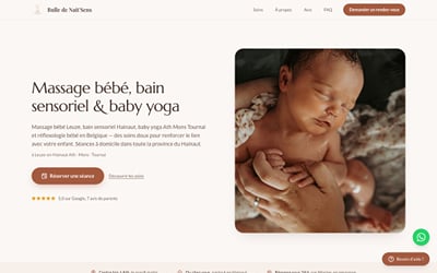Bulle de Naît'Sens : un site de réservation trouvé commune par commune - Référencement naturel