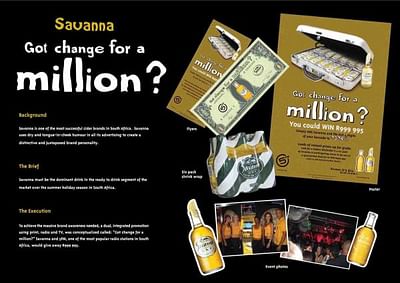 GOT CHANGE FOR A MILLION? - Publicidad