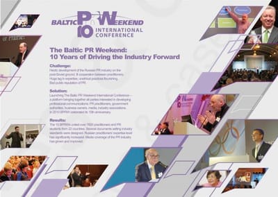 THE BALTIC PR WEEKEND - Advertising