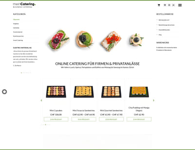 mein Catering – WooCommerce Onlineshop - E-Mail-Marketing