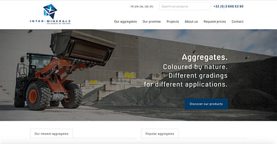 Multilanguage website for a construction provider - Création de site internet