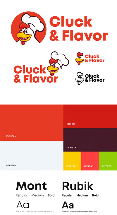 Cluck & Flavor - Branding - Image de marque & branding
