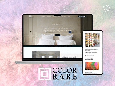 Color Rare, site e-commerce & landing page USA - E-commerce