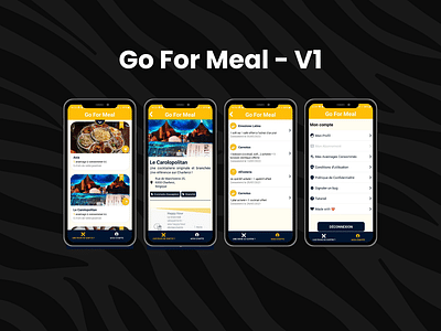 Go For Meal - V1 - App bons plans horeca - Mobile App