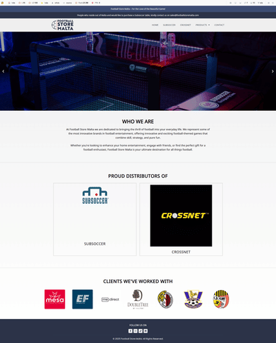 Football Store Malta – Scoring Big with a Digital Kick-Off - Stratégie digitale