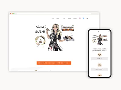 Online ordering for a sushi kitchen, linked to POS - E-commerce