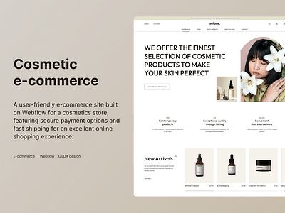 Cosmetic E-commerce Website - E-commerce