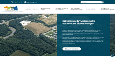 Organom - Création de site internet