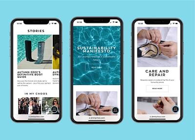 JIMMY CHOO - UX/UI - Design & graphisme