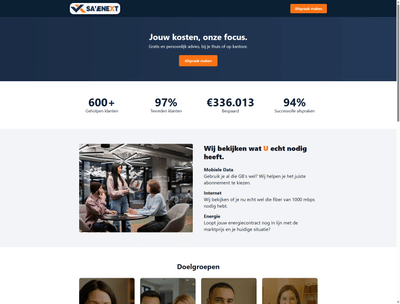 Savenext - Création de site internet