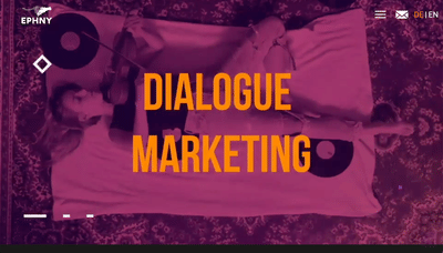 Multilinguale Website für eine Marketing Agentur - Webanwendung