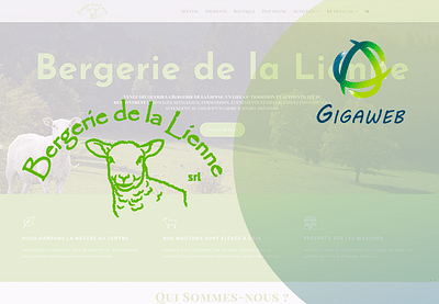 Création d'un site pour la Bergerie de la Lienne - Création de site internet