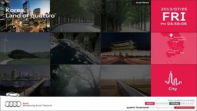 quattro screensaver - Website Creation