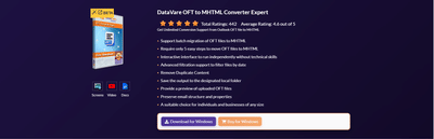 DataVare OFT to MHTML Converter - Desarrollo de Software