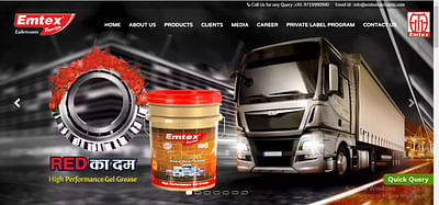 Lubricant Oil Manufacturers In India - Création de site internet