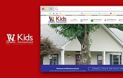 Kids International Website - Webseitengestaltung