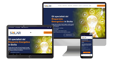 Gruppo Solar Risparmio Energetico in Sicilia - Creazione di siti web
