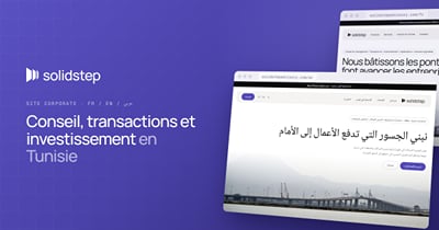 Solidstep Advisory : site corporate trilingue, arabe compris - Création de site internet