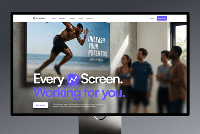 FRAMEN: Relaunch einer Digital-Signage-Plattform für zwei Zielgruppen - Content Strategy